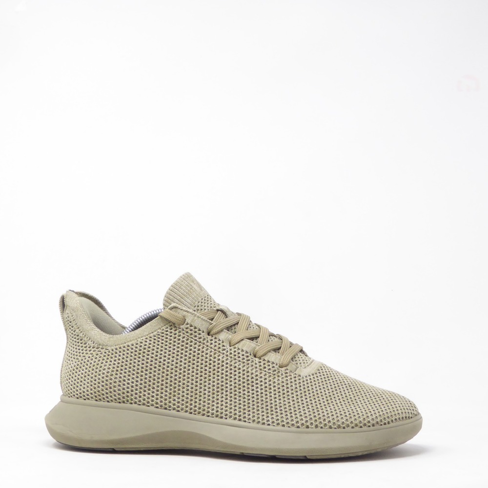 VIVAIA Mens Urban Unisex Sneakers Sliders Green Knit Lace Up 45 / 11.5